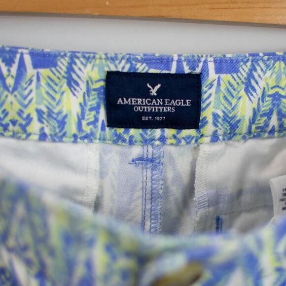 Amerian Eagle 0 Womens Groovy Stretch Midi Shorts - Picture 4 of 5